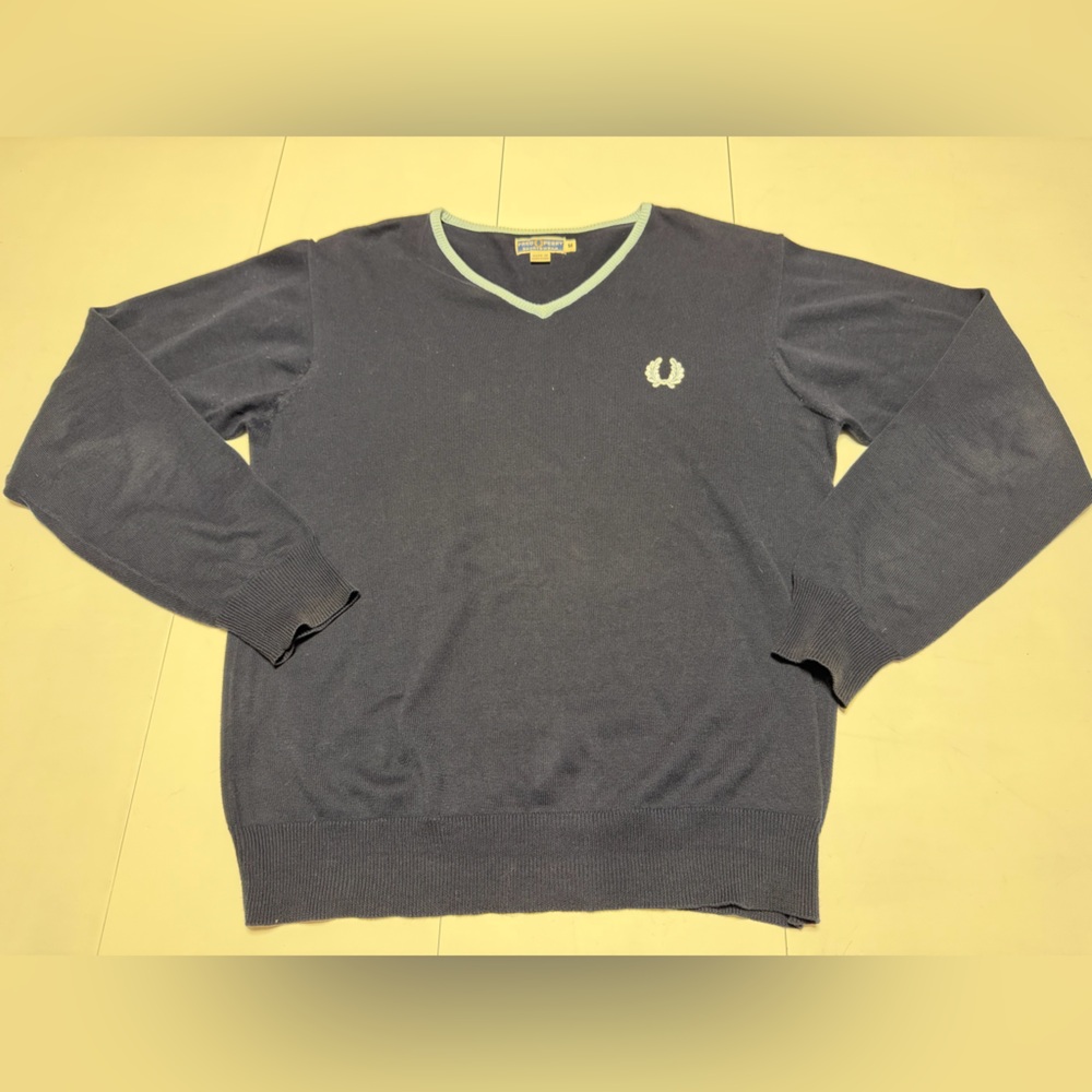 Fred Perry Blue Sportswear with light blue accents sweater